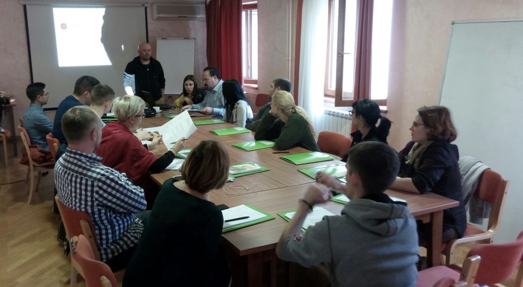 Training for the civil society organisations in Serbia