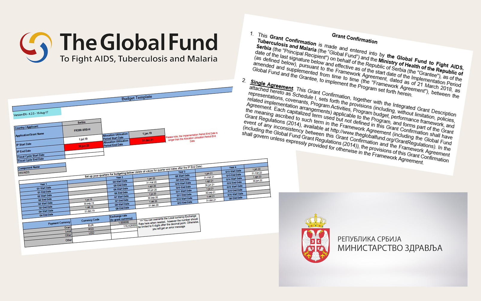 Serbia completed project application to the Global Fund