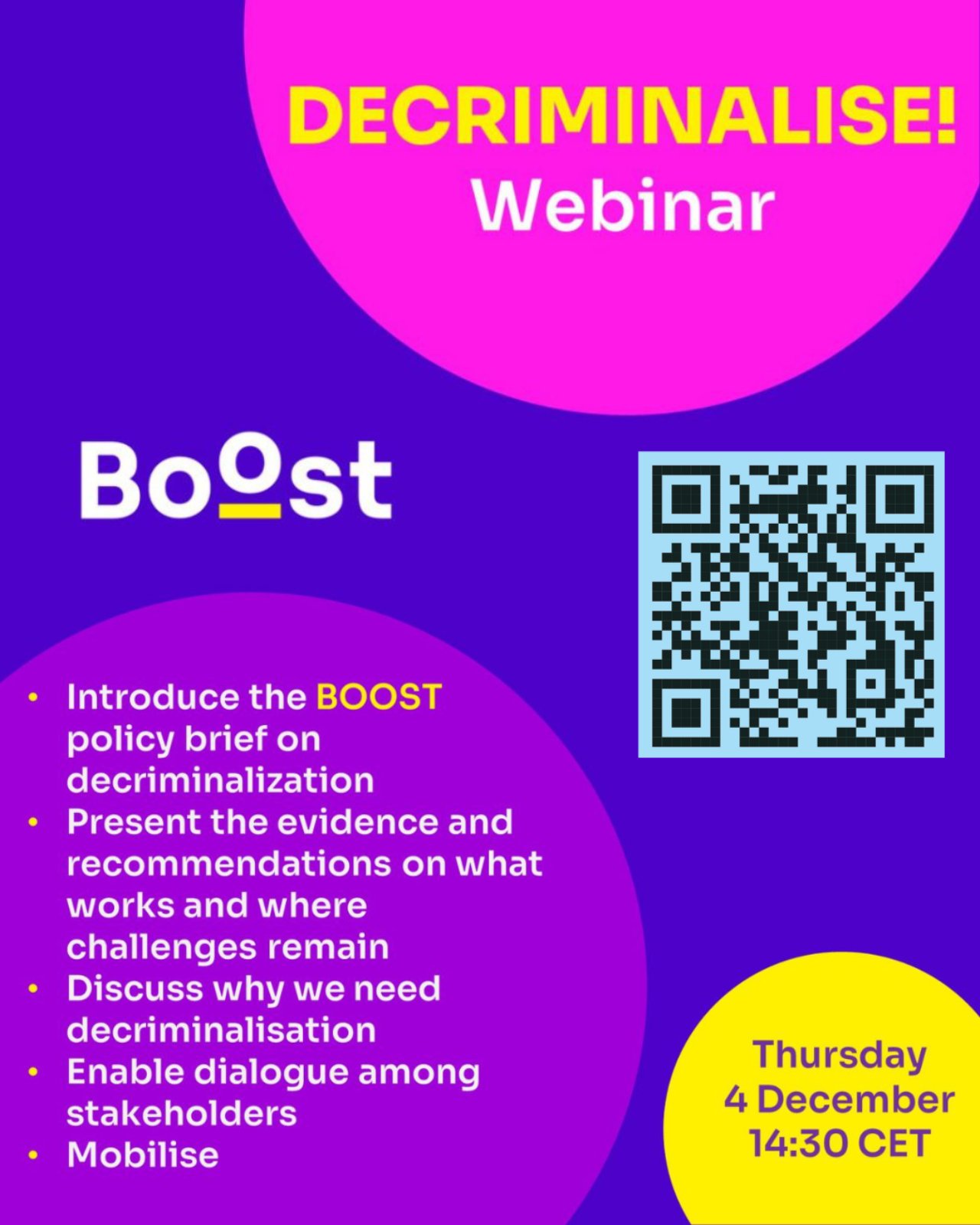 Webinar on decriminalisation